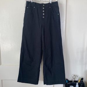 Gap High Rise Wide Leg Crop Jeans